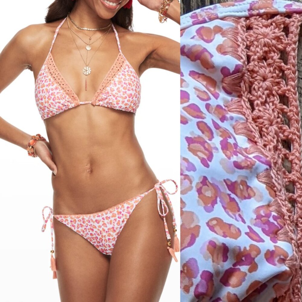 Ramy Brook Matching Set Bikini Sena Top & Coastal Bottom Swimsuit
